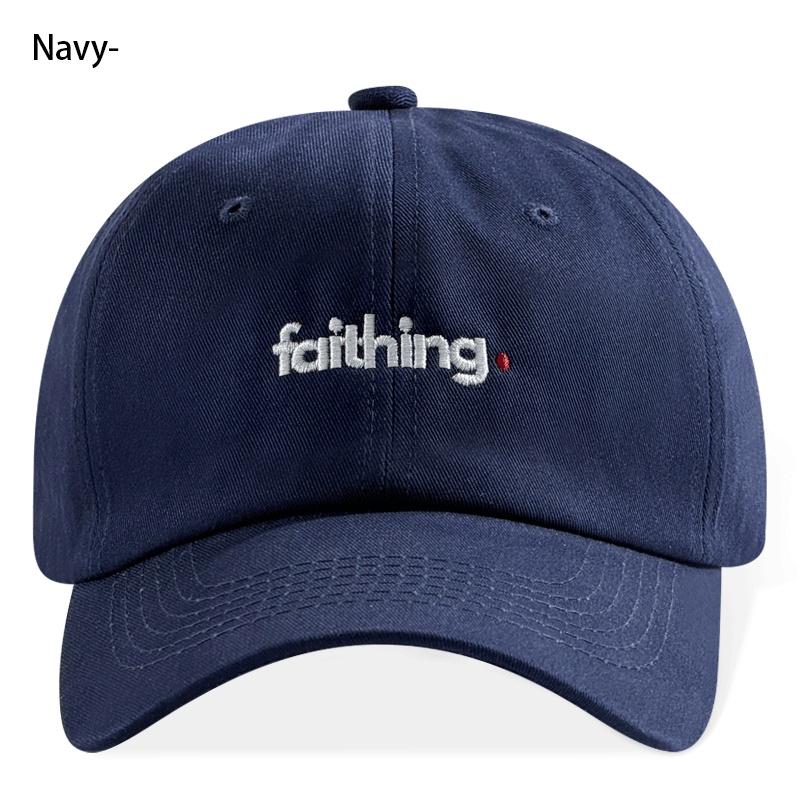 Religious Christian Faithing Letter Embroidery Black Vintage Casual Unisex Baseball Cap - Image 7