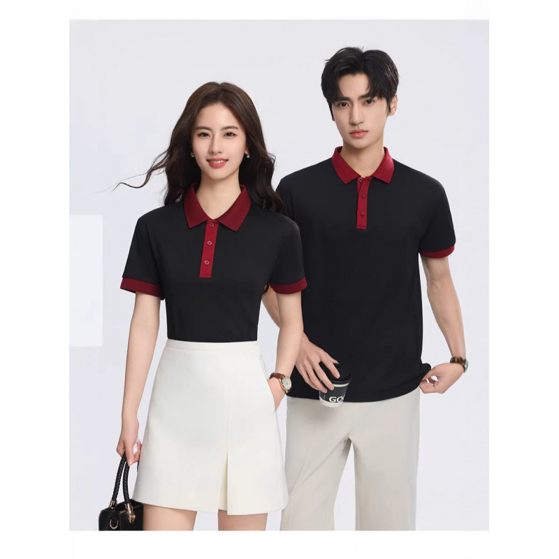 Business Summer Ice Silk Short-Sleeve T-Shirt - Image 2
