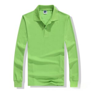 Crew-neck Collared Mens Advertising Shirt