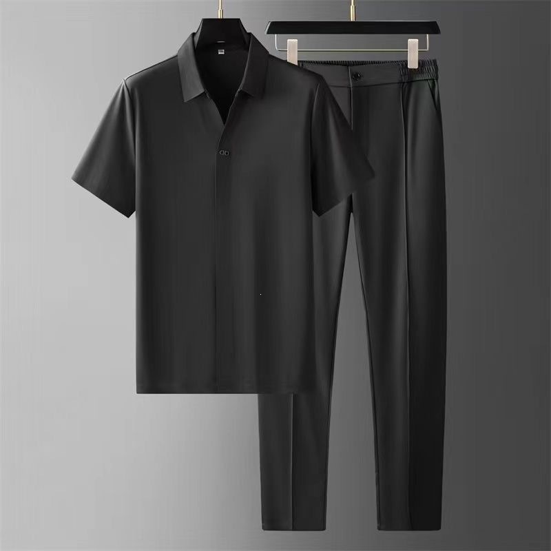 Mens Business-Casual Sports Two-Piece Set - Image 4
