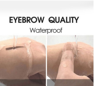 Eyebrow Powder Stamp Tint Stencil Kit Cosmetics Professional Makeup Waterproof Eye Brow Stamp Lift Eyebrow Enhancers Stencil Kit - Image 5