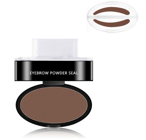 Eyebrow Powder Stamp Tint Stencil Kit Cosmetics Professional Makeup Waterproof Eye Brow Stamp Lift Eyebrow Enhancers Stencil Kit - Image 8
