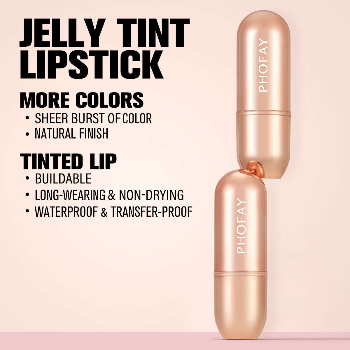 PHOFAY Moisturizing Jelly Warm Lipstick - Image 5