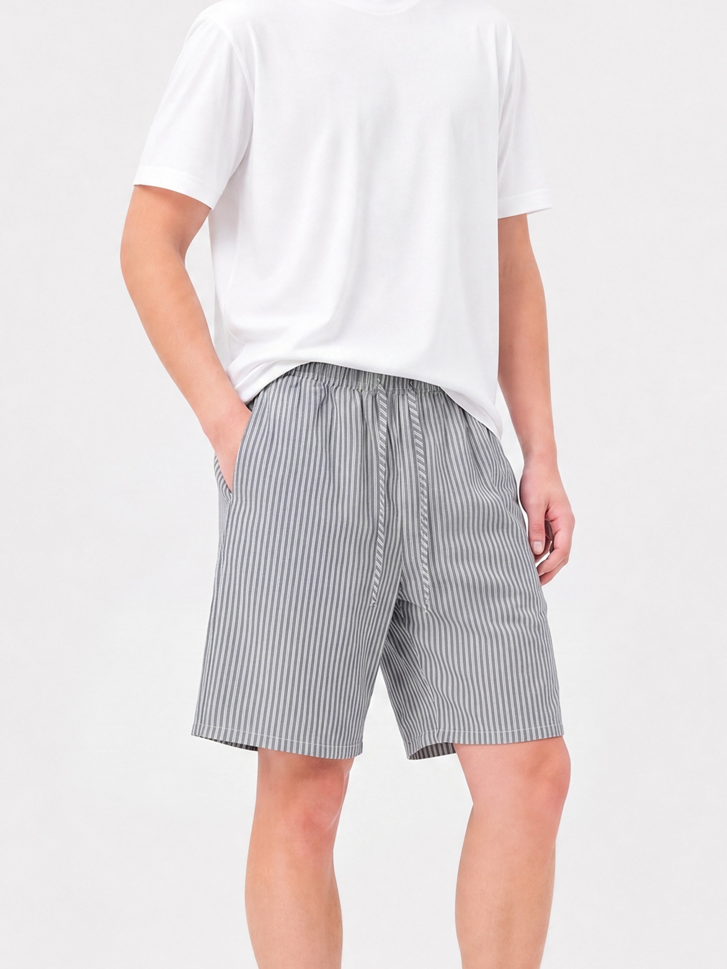 Striped Home Pants Suitable For Both Indoor And Outdoor Wear - Image 8