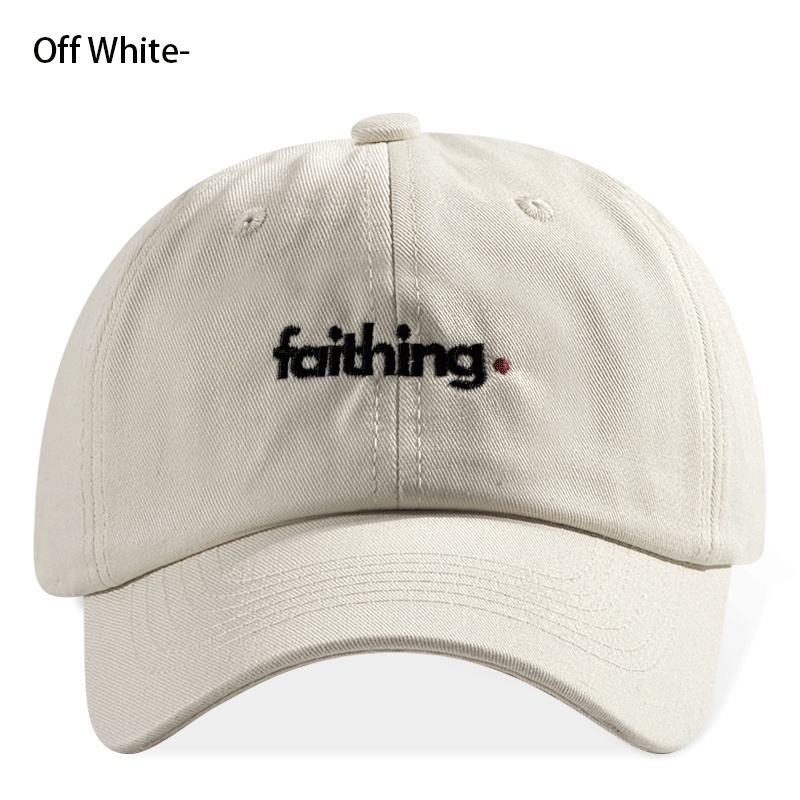Religious Christian Faithing Letter Embroidery Black Vintage Casual Unisex Baseball Cap - Image 10