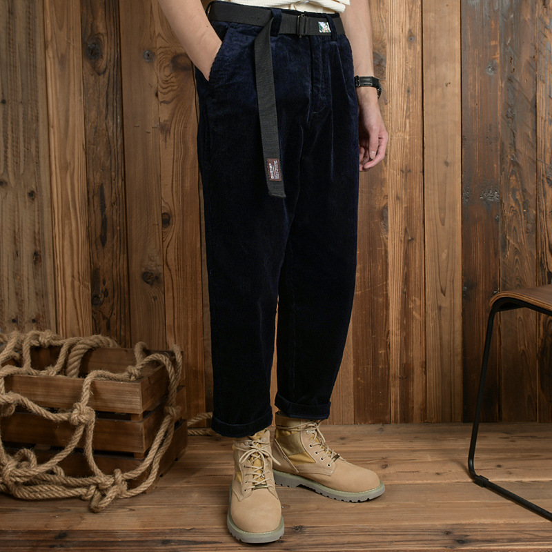 Mens Japanesestyle Retro Corduroy Pants For Spring And Autumn - Image 8