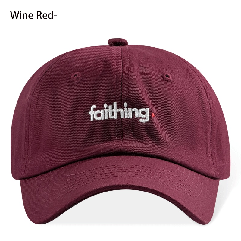 Religious Christian Faithing Letter Embroidery Black Vintage Casual Unisex Baseball Cap - Image 6