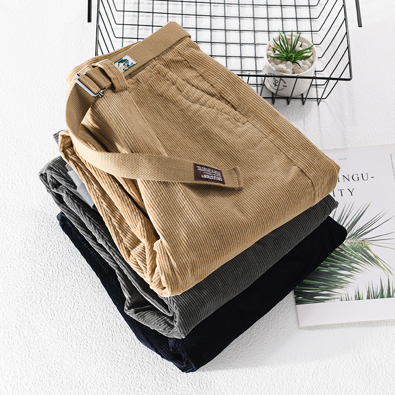 Mens Japanesestyle Retro Corduroy Pants For Spring And Autumn - Image 5