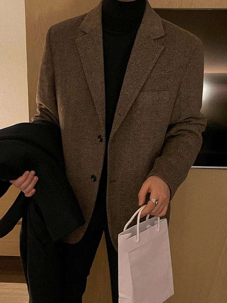 Premium-Feel Casual Winter Thickened Loose-Fit Coat For Men - Image 2