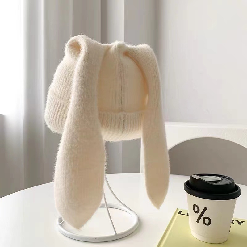 Cute Skin-friendly Soft Faux Mink Fur Beanie - Image 2