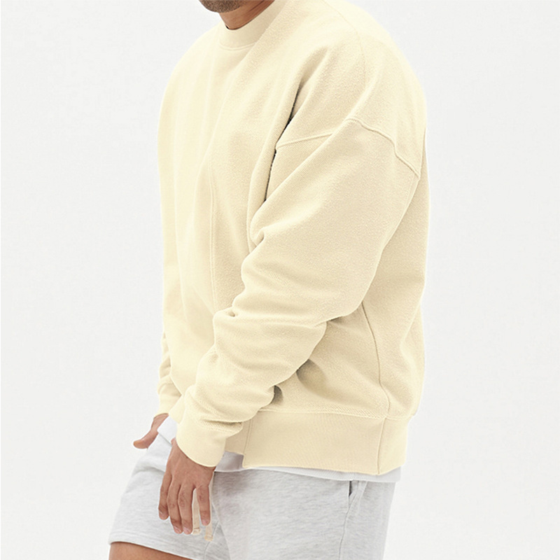 Pullover Round Neck Sweater Loose Men Clothes - Image 7