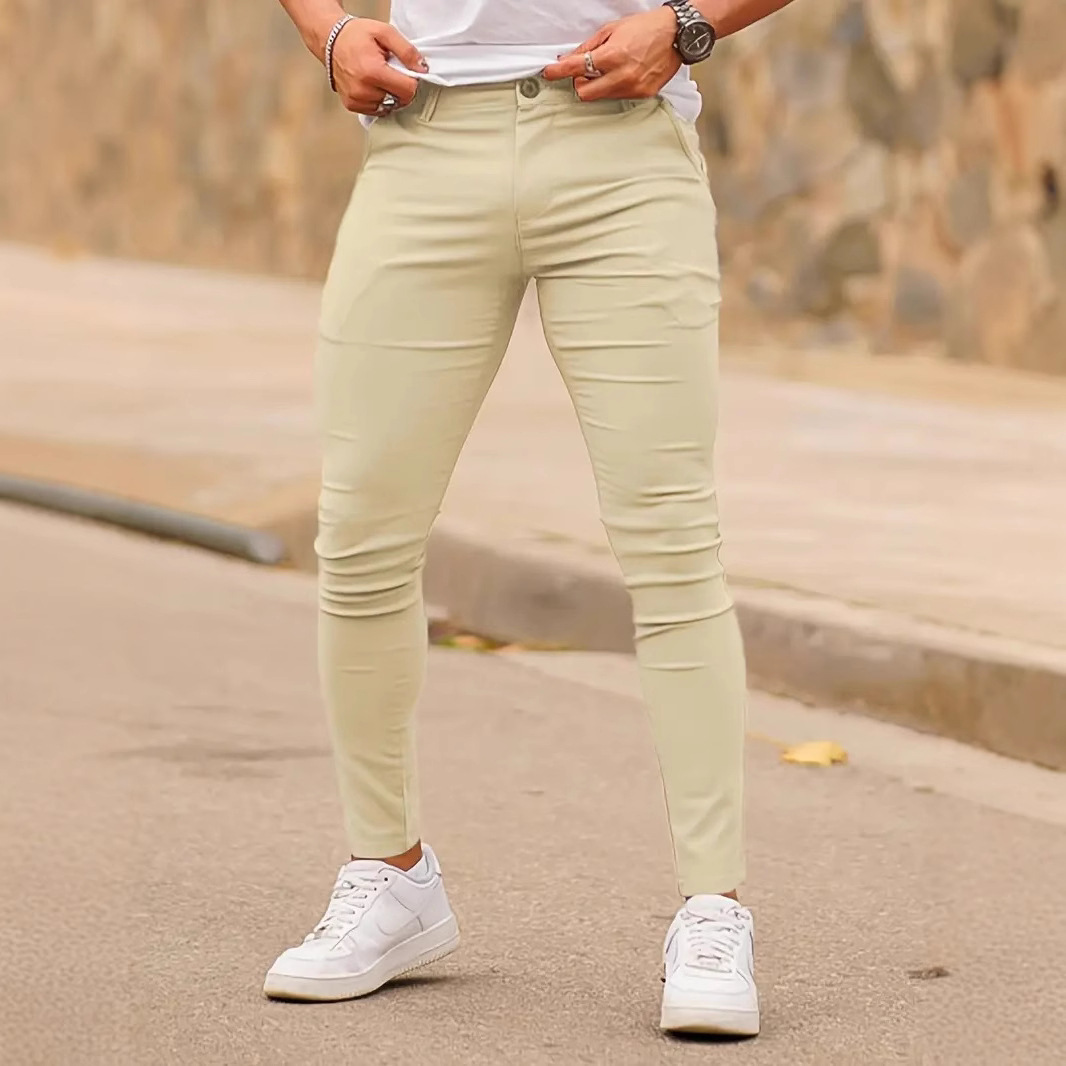 Mens Fitness Stretch Tapered Pants - Image 4