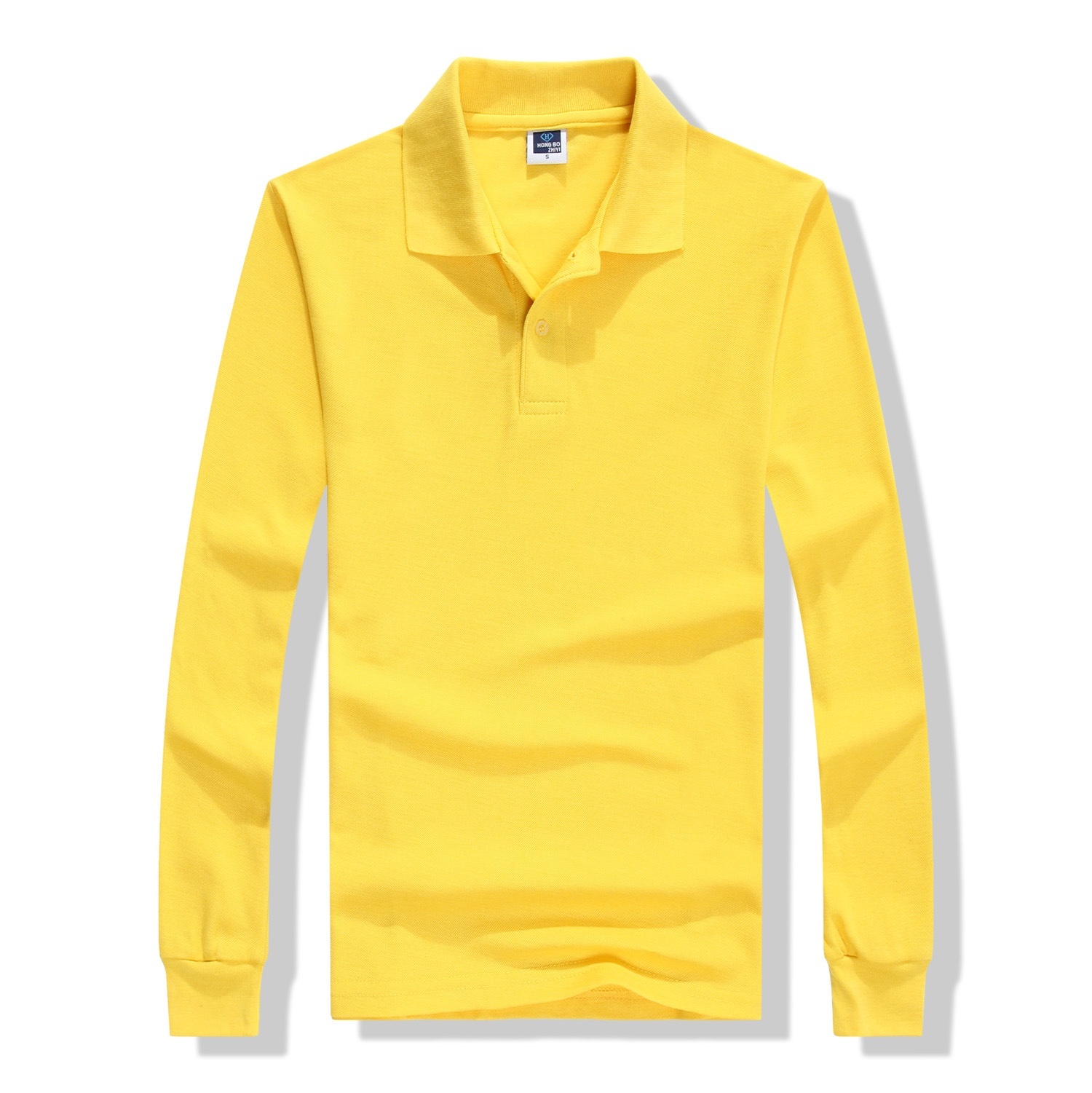 Crew-neck Collared Mens Advertising Shirt - Image 6