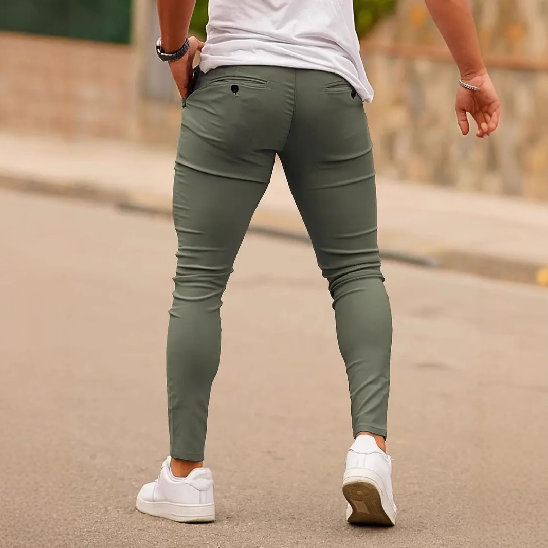 Mens Fitness Stretch Tapered Pants - Image 3