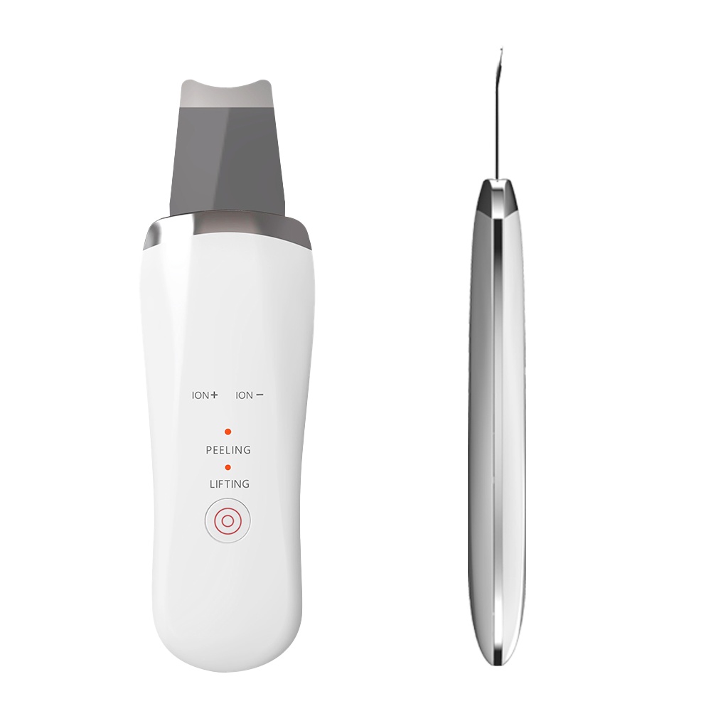 Electric Ultrasonic Skin Scrubber Face Spatula Home Ultrasonic Skin Scrubber Facial Cleaner Handheld Mini Derma Galvanica Tightening Face Scrubber Machine Skin Scrubber USB Ultrasonic - Image 5