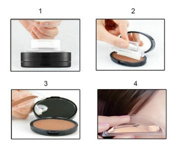 Eyebrow Powder Stamp Tint Stencil Kit Cosmetics Professional Makeup Waterproof Eye Brow Stamp Lift Eyebrow Enhancers Stencil Kit - Image 6
