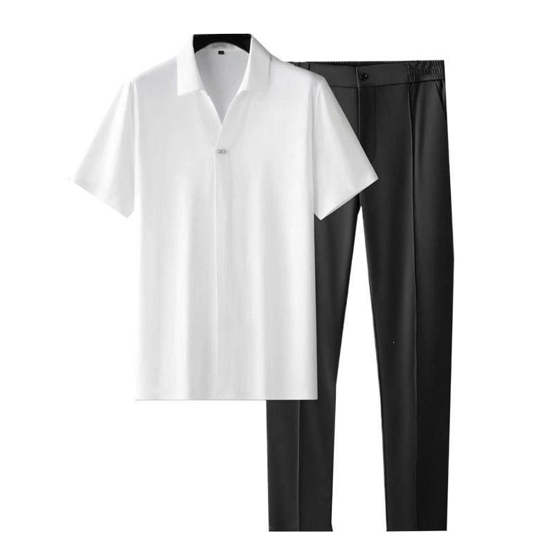 Mens Business-Casual Sports Two-Piece Set - Image 5