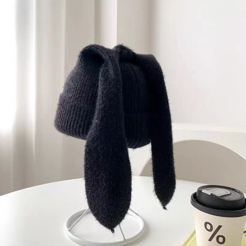 Cute Skin-friendly Soft Faux Mink Fur Beanie - Image 6