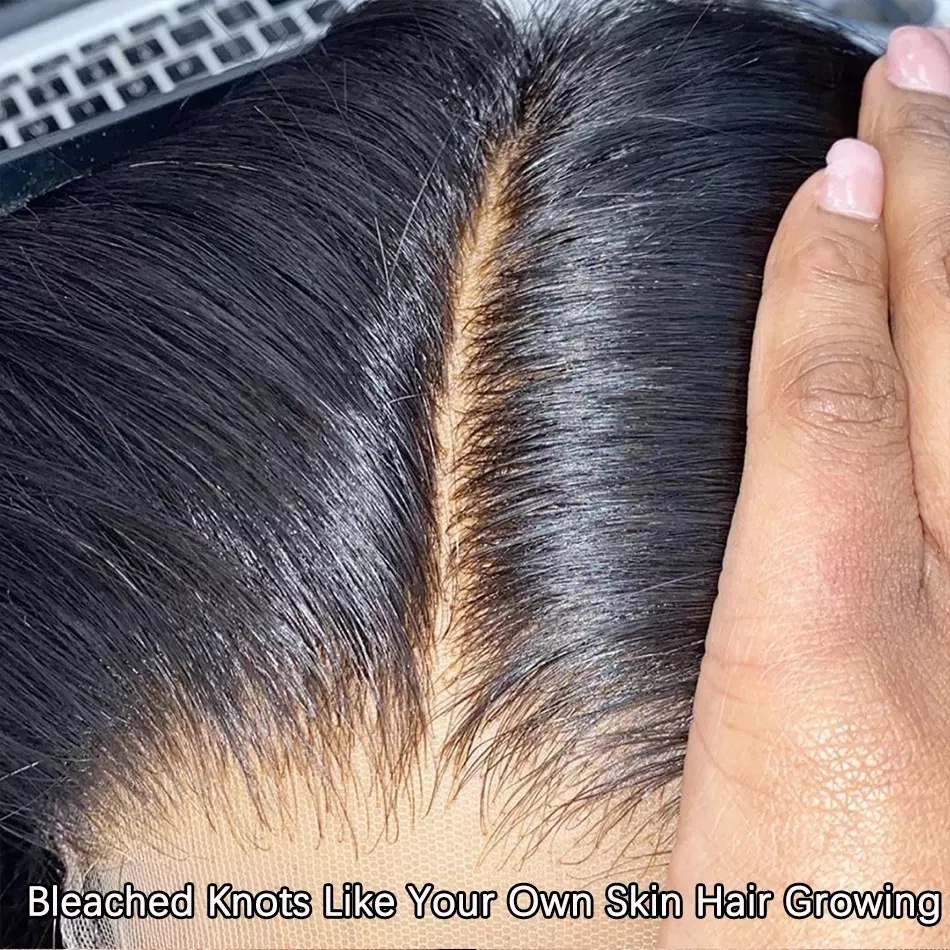 6x4 Density Virgin Human Hair Wigs For Black Women Vietnamese Raw Hair Transparent Lace Front Pre-Plucked Bleached Knots - Image 8