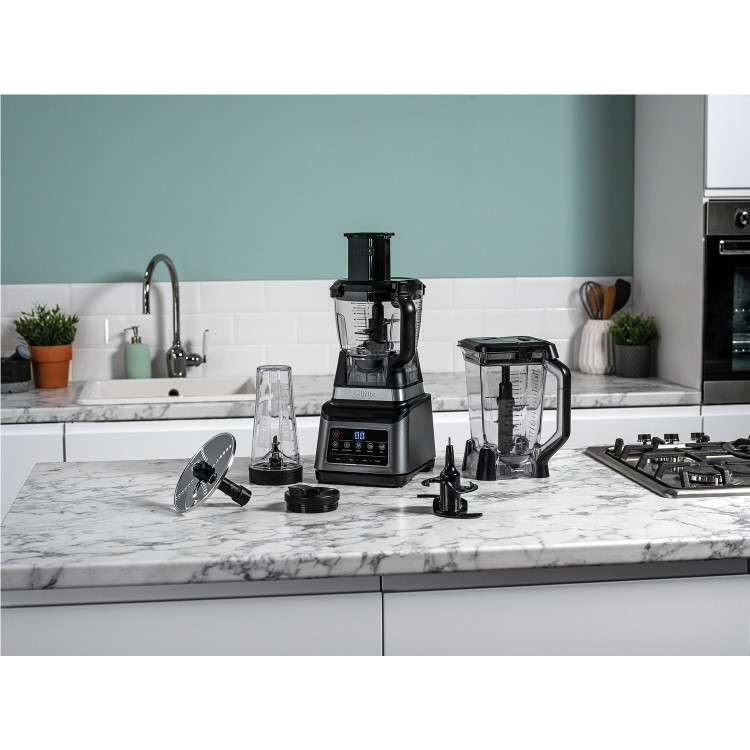 Ninja BN800UK 3-in-1 Food Processor Blender & Smoothie Maker Grey Multi-Function Kitchen Appliance - Image 2