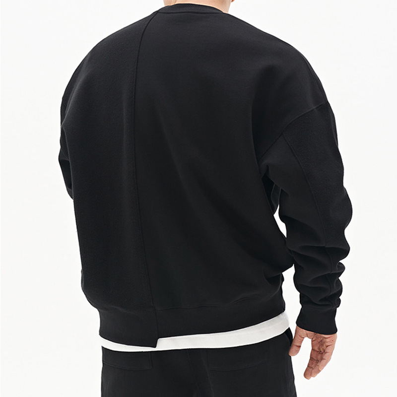 Pullover Round Neck Sweater Loose Men Clothes - Image 5