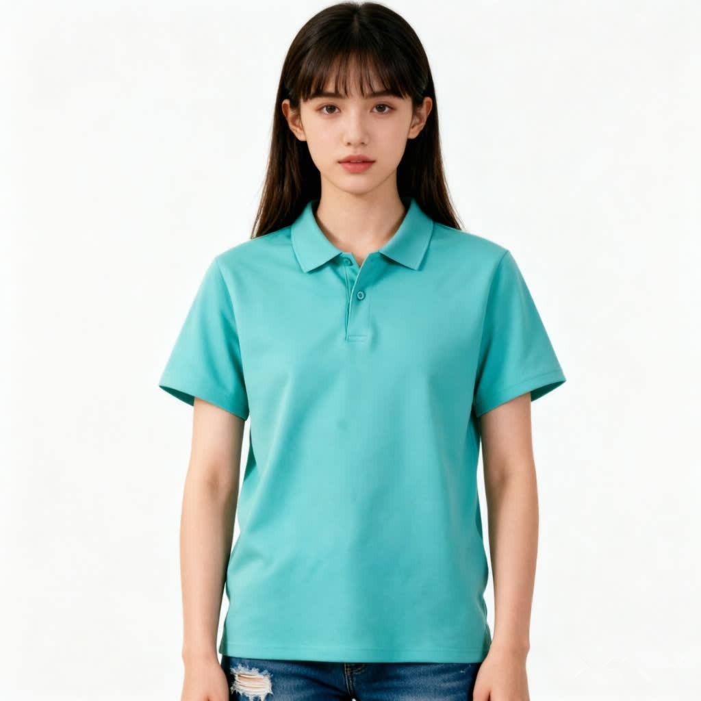 Mens Summer Thin Ice-silk Short-sleeve Polo Shirt With A Turn-down Collar - Image 3