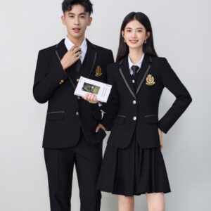 Preppy-style Suit Set Unisex For Spring And Autumn