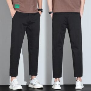 Youth Elastic Cropped Pants For Men