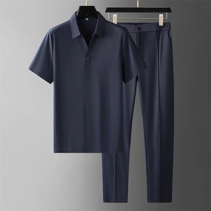 Mens Business-Casual Sports Two-Piece Set - Image 3