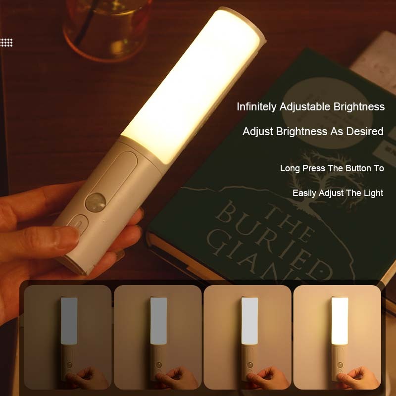 New Style Smart Human Body Induction Motion Sensor LED Night Light For Home Bed Kitchen Cabinet Wardrobe Wall Lamp - Image 2