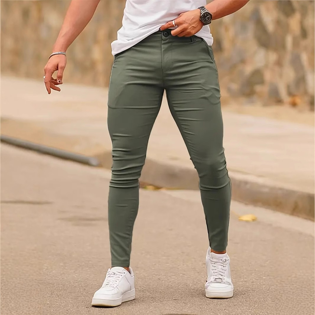 Mens Fitness Stretch Tapered Pants - Image 5