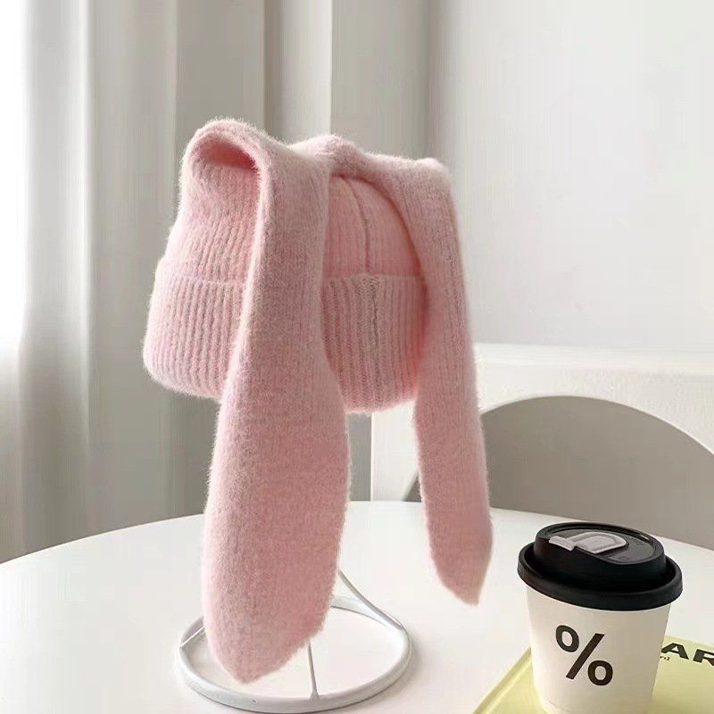 Cute Skin-friendly Soft Faux Mink Fur Beanie - Image 3