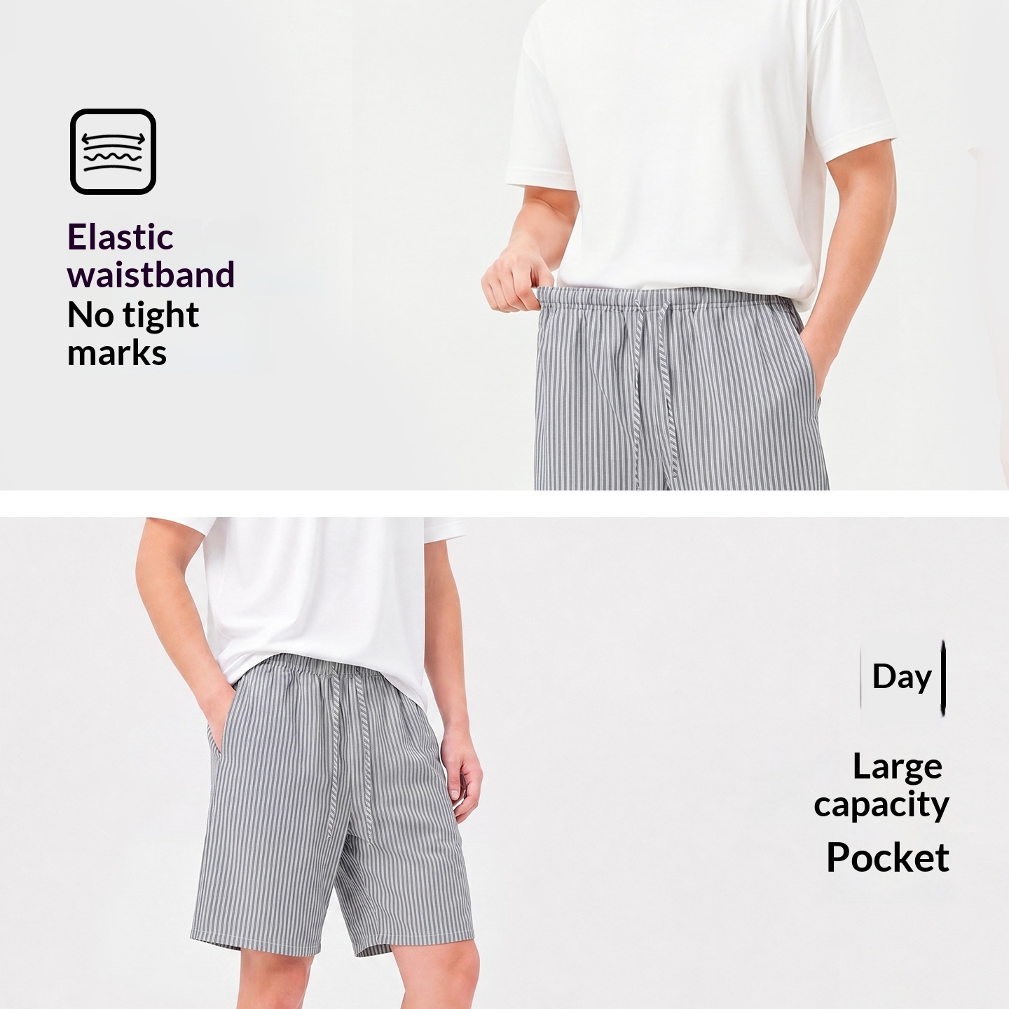 Striped Home Pants Suitable For Both Indoor And Outdoor Wear - Image 2