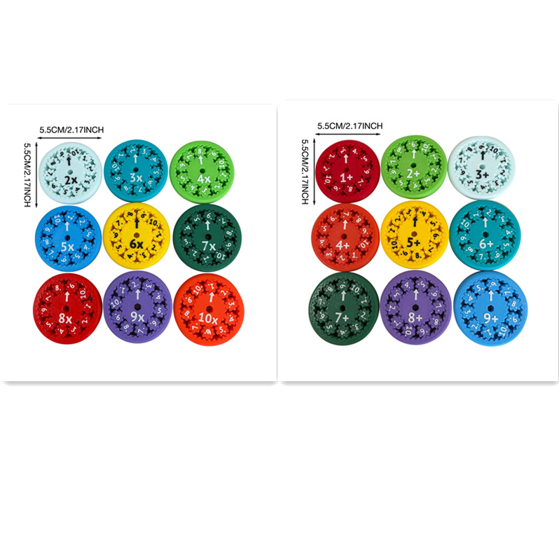 Math Fidget Spinners Fingertip Math Puzzle Toys Math Games Math Operations Decompression Games Desktop Math Multiplication Games - Image 10