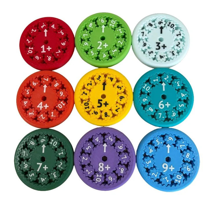 Math Fidget Spinners Fingertip Math Puzzle Toys Math Games Math Operations Decompression Games Desktop Math Multiplication Games - Image 5