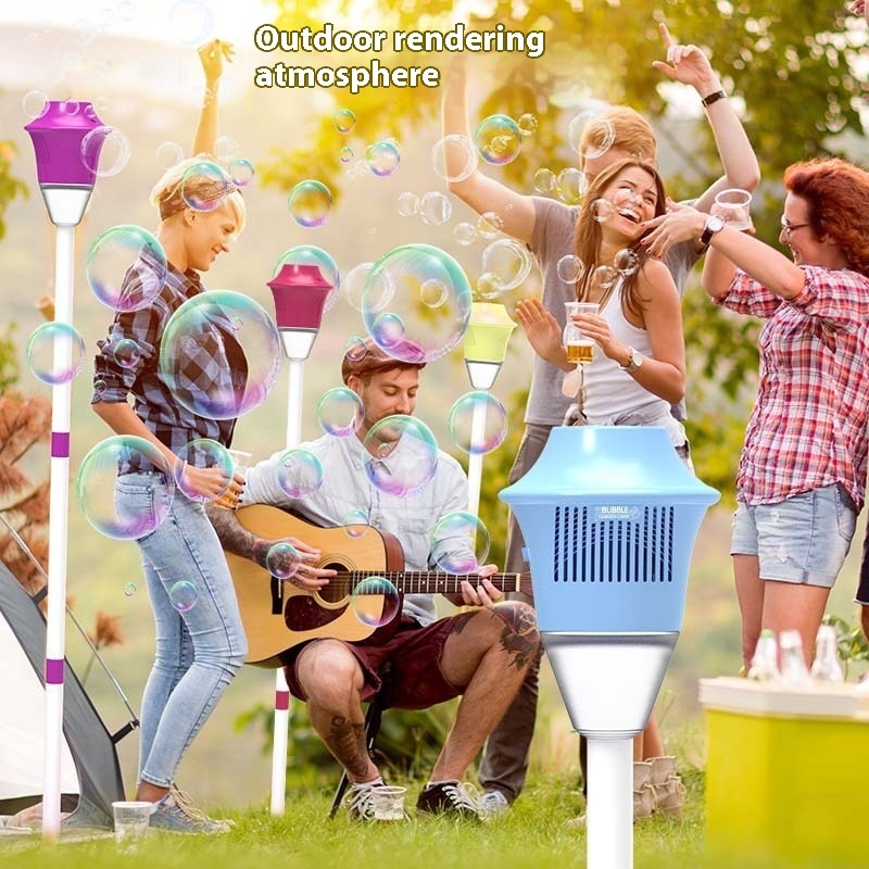 Lamp Soap Bubbles Machine Automatic Bubble Gun Creative Bubble Gun Toys Blower Maker Weeding Birthday Party Games Toys - Image 4