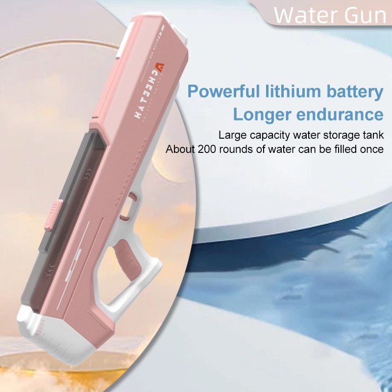 Fully Electric Water Gun Toy Swimming Pool Play Water Adult Toys Outdoor Games High Pressure Water Gun Toys For Kid Summer Toy - Image 2