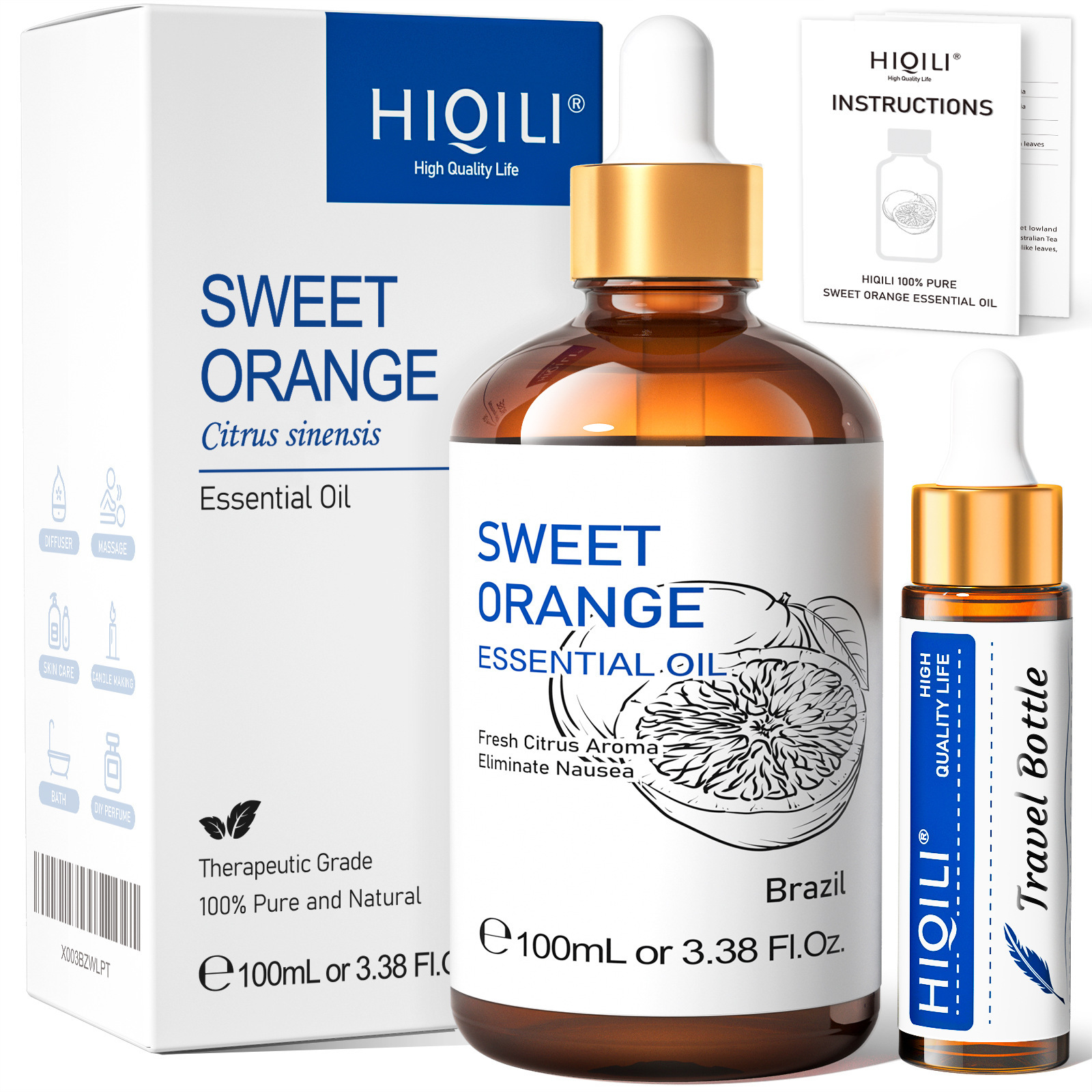 Beauty And Skin Care Single Essential Oil Plant Extract Rose Massage Oil Perfume Aromatherapy - Image 8