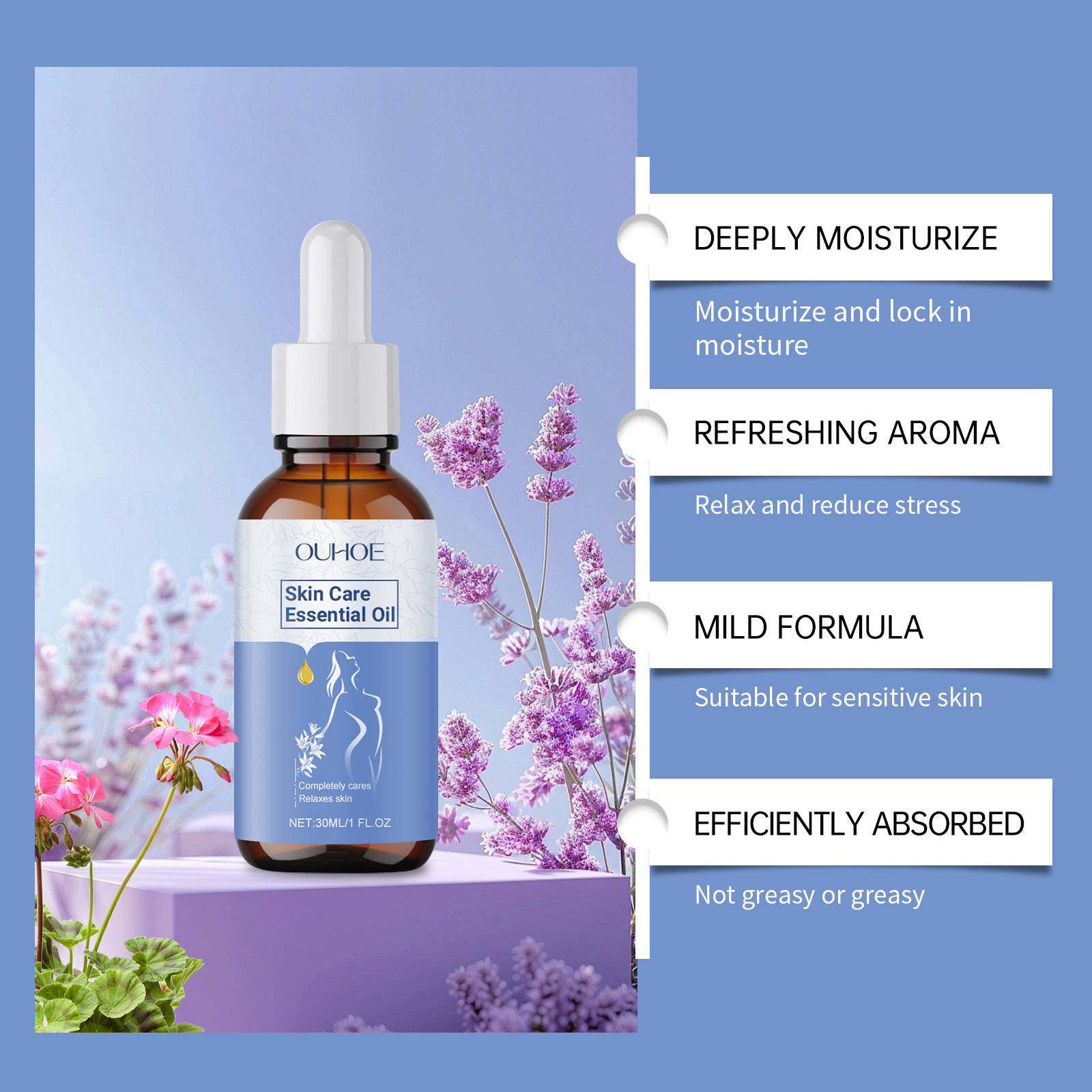 Moisturizing Nourishing Brightening Skin Moisturizing Tender Skin Beauty Massage Care Essential Oil - Image 4
