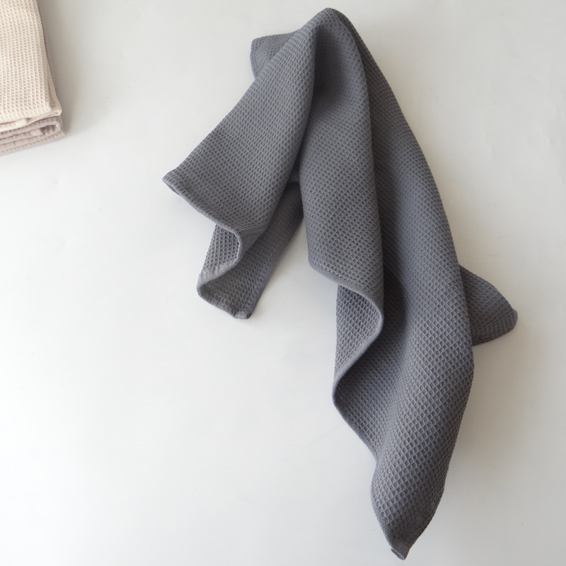 Home Kitchen Cotton Waffle Tea Towel - Image 3