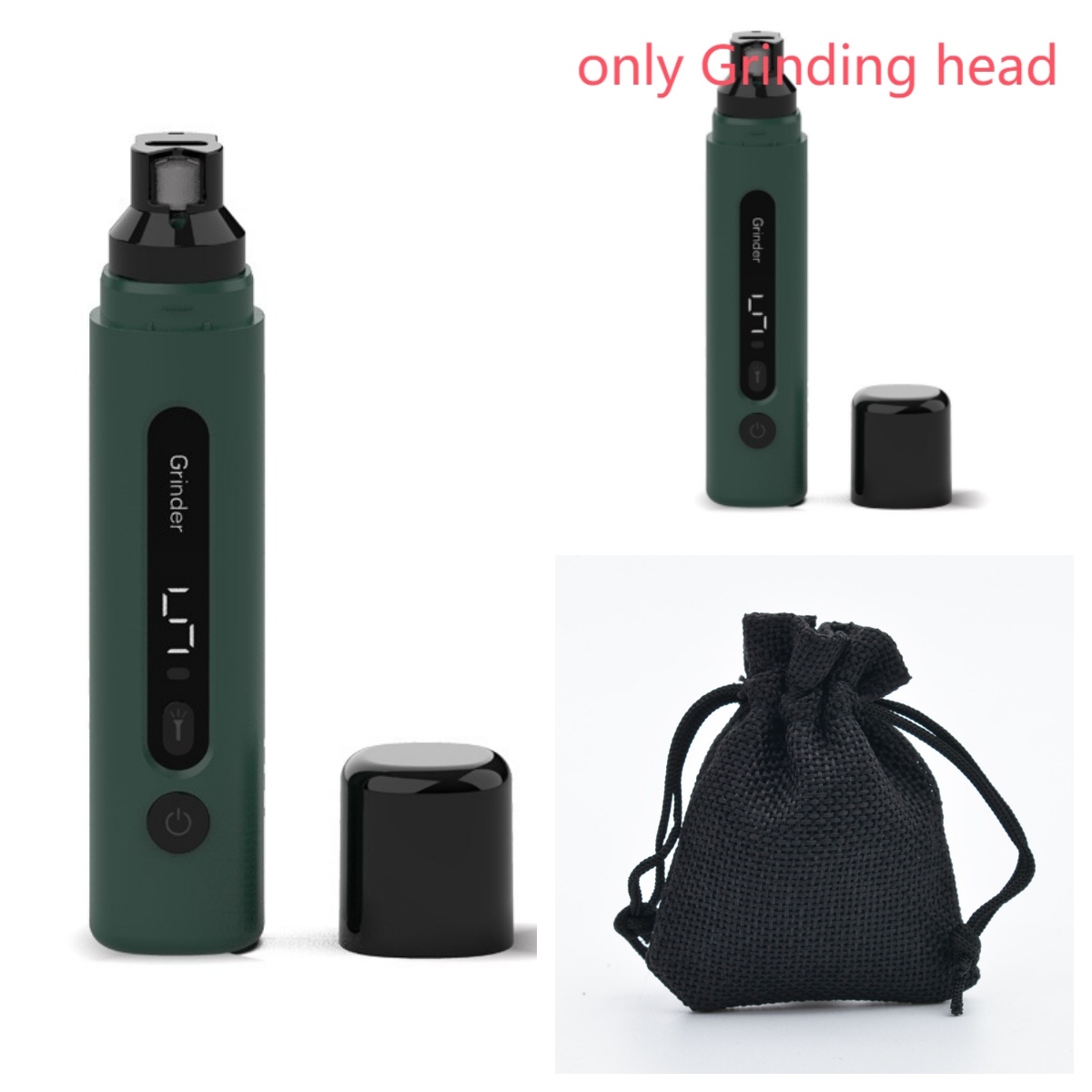 Dog Nail Grinder Electric Pet Nail Trimmers Rechargeable Cat Nail Grinders Super Quiet With 5-Speed Setting For Small Medium Large Dogs Cats Claw Care Pet Products - Image 9