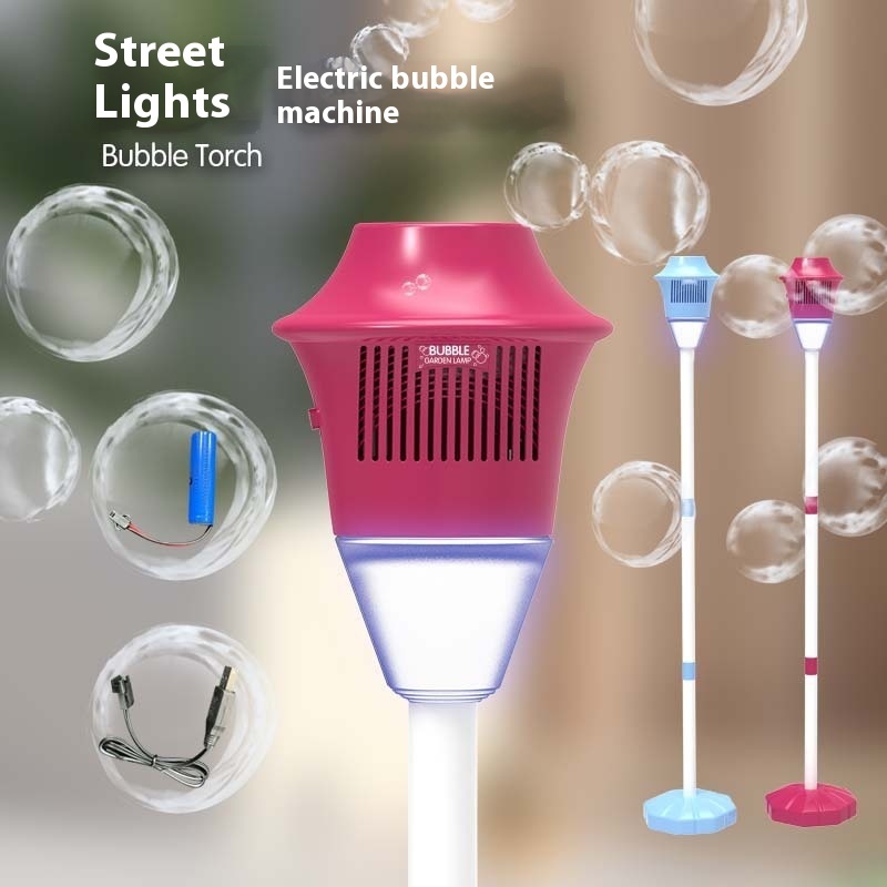 Lamp Soap Bubbles Machine Automatic Bubble Gun Creative Bubble Gun Toys Blower Maker Weeding Birthday Party Games Toys - Image 8