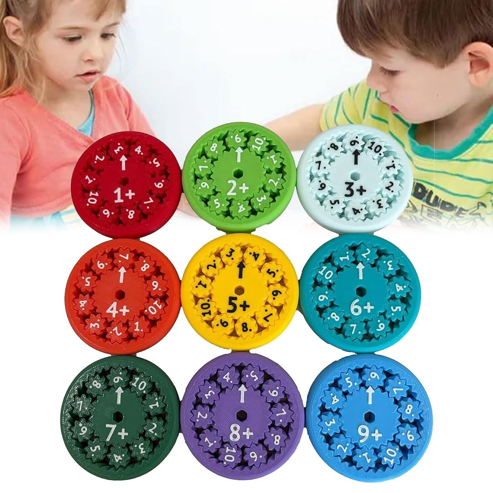 Math Fidget Spinners Fingertip Math Puzzle Toys Math Games Math Operations Decompression Games Desktop Math Multiplication Games - Image 4