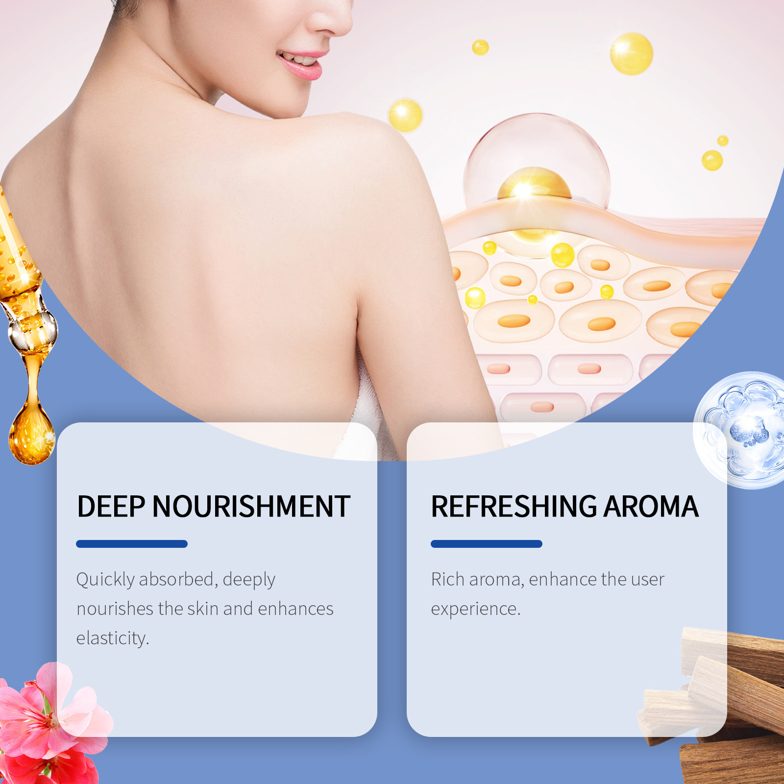 Moisturizing Nourishing Brightening Skin Moisturizing Tender Skin Beauty Massage Care Essential Oil - Image 2