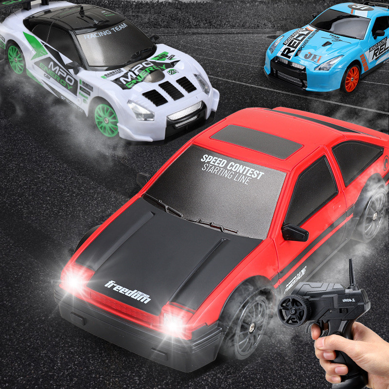 2.4G Drift Rc Car 4WD RC Drift Car Toy Remote Control GTR Model AE86 Vehicle Car RC Racing Car Toy For Children Christmas Gifts - Image 2
