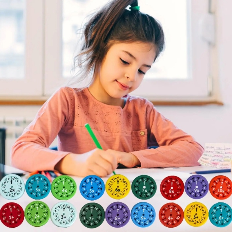 Math Fidget Spinners Fingertip Math Puzzle Toys Math Games Math Operations Decompression Games Desktop Math Multiplication Games - Image 2