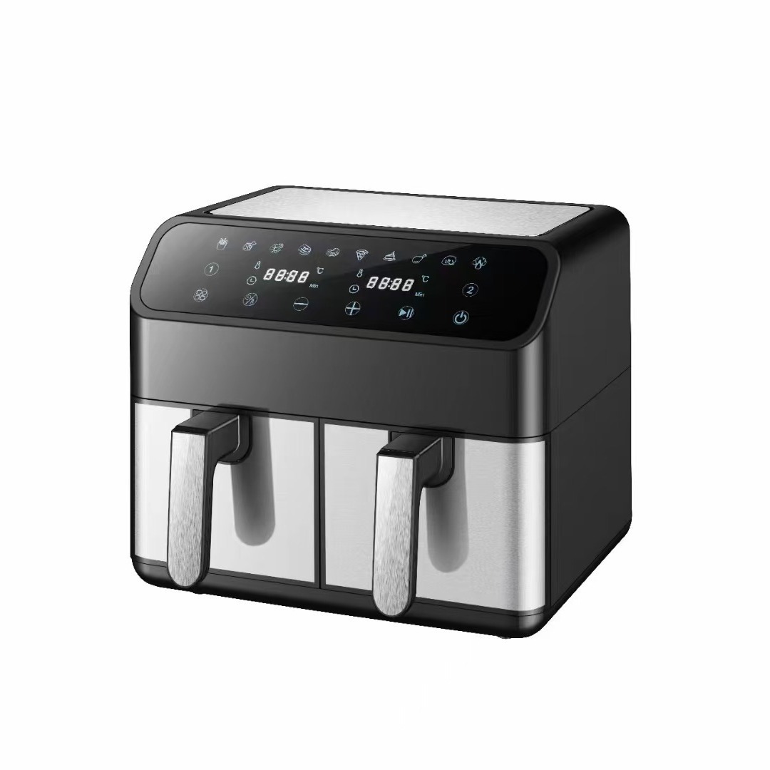Household Multi-function Visual Intelligent Touch Screen Double Pot Air Fryer - Image 5