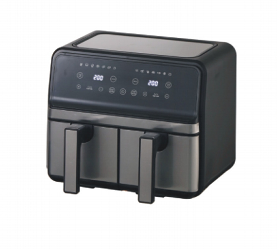 Household Multi-function Visual Intelligent Touch Screen Double Pot Air Fryer - Image 3