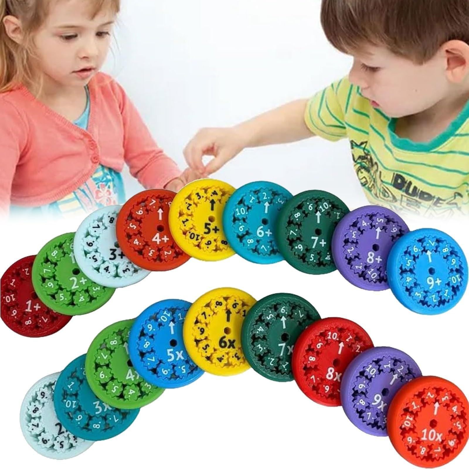 Math Fidget Spinners Fingertip Math Puzzle Toys Math Games Math Operations Decompression Games Desktop Math Multiplication Games - Image 3